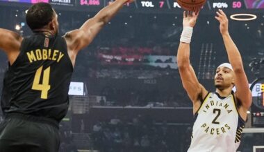 Indiana Pacers star Andrew Nembhard donates equipment to Toronto community centre