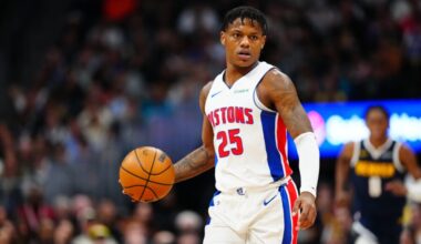 Pistons' Marcus Sasser To Be Reevaluated In Four Weeks