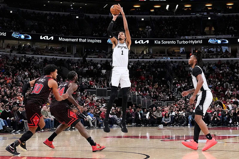 NBA Chicago Bulls vs San Antonio Spurs-San Antonio Spurs Victor Wembanyama