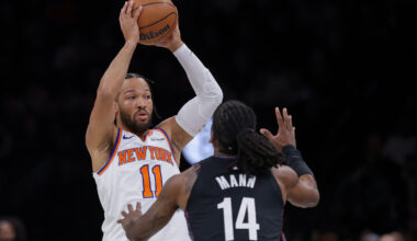 Good news and bad news as Knicks crush Nets on the road