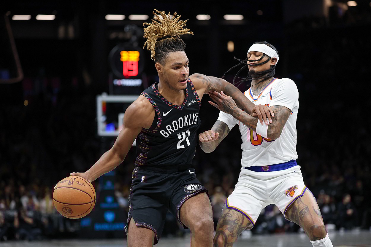 NBA: New York Knicks at Brooklyn Nets