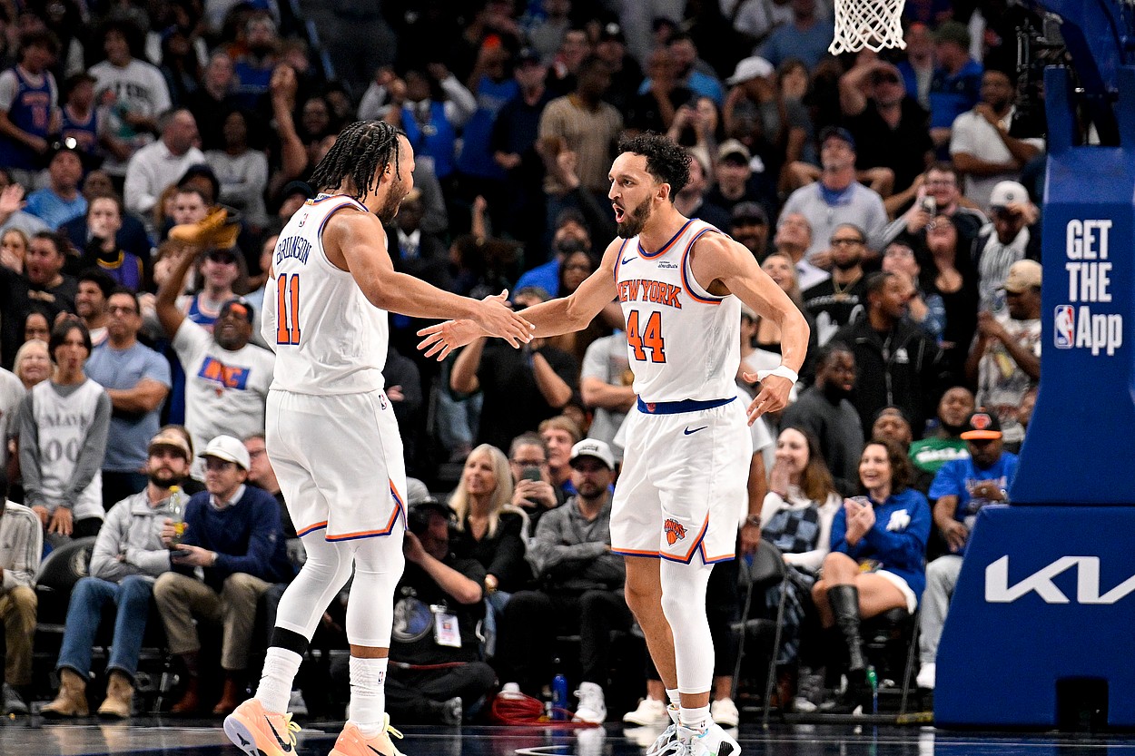 NBA: New York Knicks at Dallas Mavericks, landry shamet