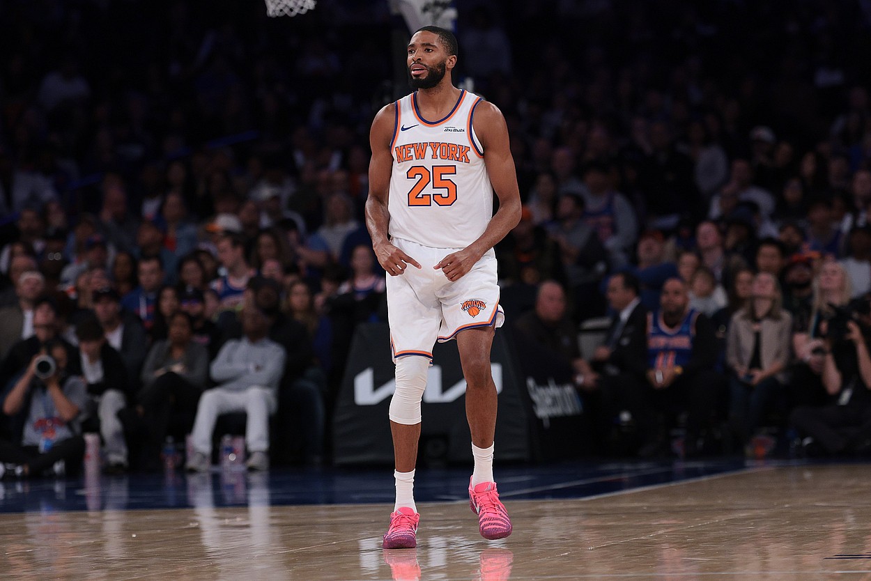 NBA: Preseason-Charlotte Hornets at New York Knicks, mikal bridges