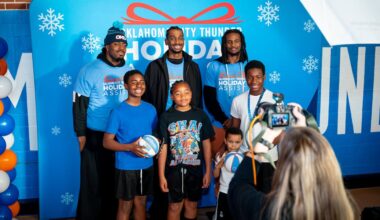 OKC Thunder team serves Thanksgiving meals to those in need