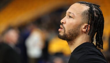 New York Knicks' Jalen Brunson injures ankle vs. Orlando Magic