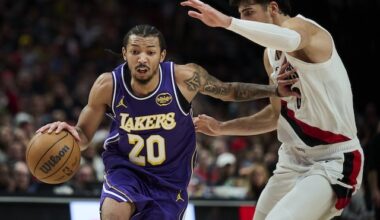 Nick Smith Jr. Came Up Big For Lakers Against Trail Blazers Despite Battling Illness