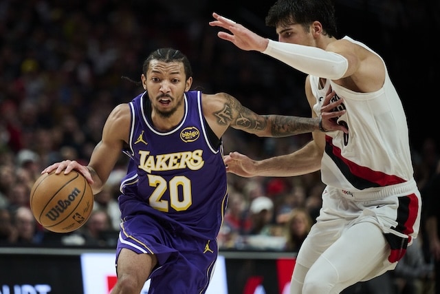 Nick Smith Jr. Came Up Big For Lakers Against Trail Blazers Despite Battling Illness