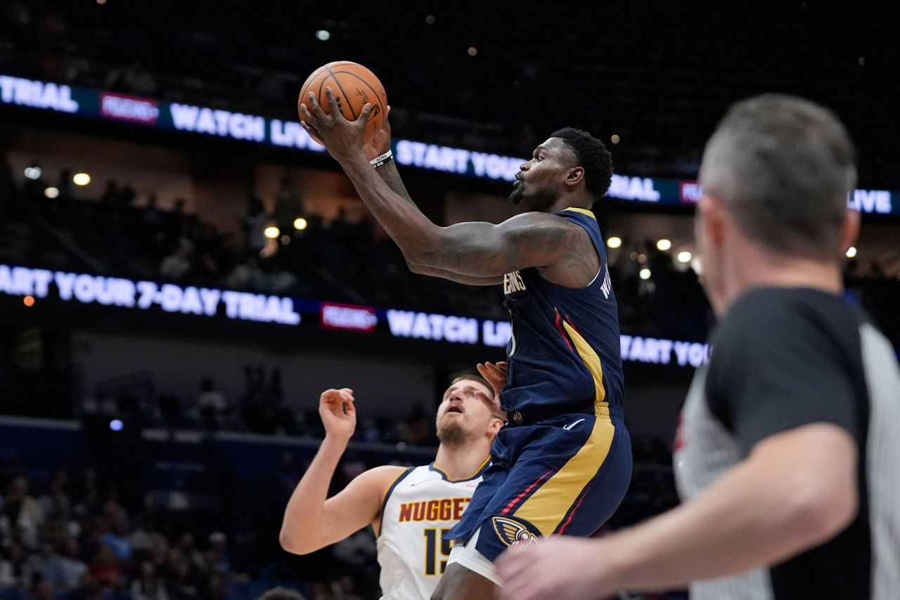 Zion Williamson scores 14 in his return from injury in the Pelicans' 125-118 loss to Denver