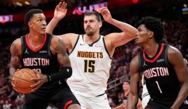 Nikola Jokic's 34 points lead Nuggets past Rockets in NBA Cup win
