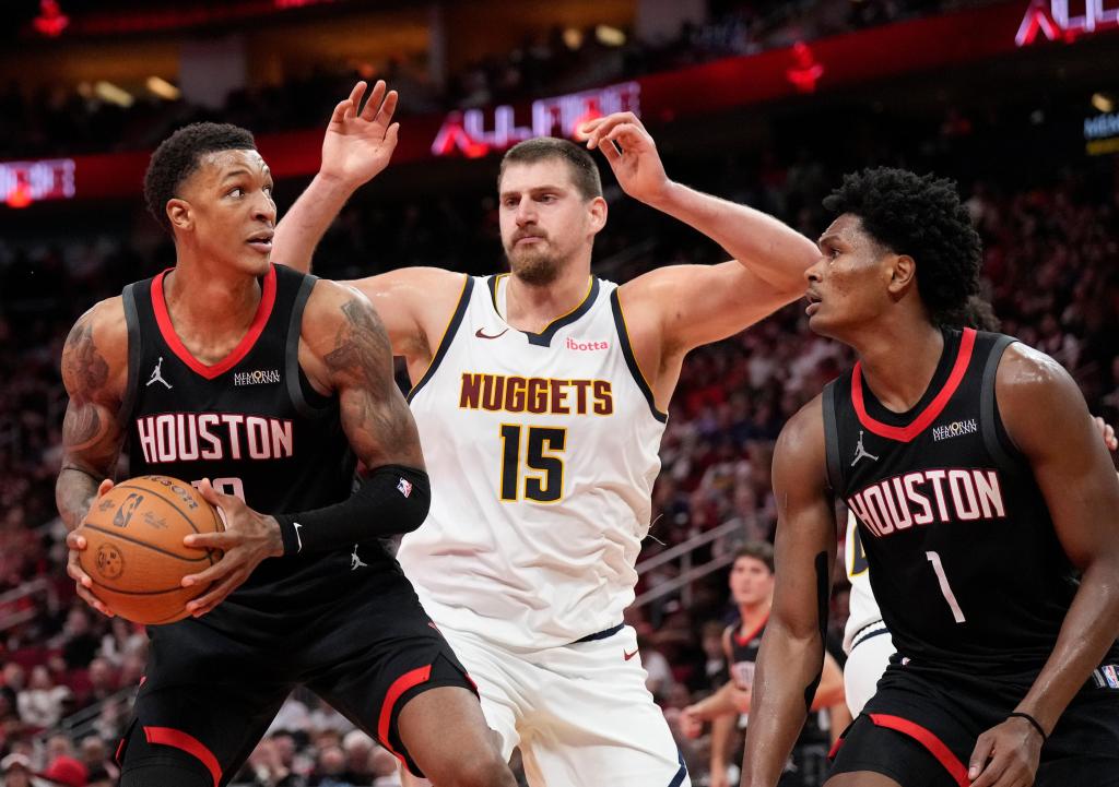 Nikola Jokic's 34 points lead Nuggets past Rockets in NBA Cup win