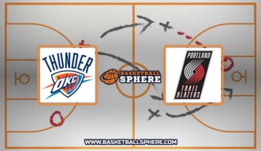 Oklahoma City Thunder vs Portland Trail Blazers