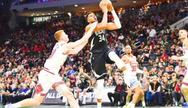 Bucks launch title defense with a victory over Bulls