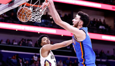 Thunder rout Pelicans, Pistons beat Pacers