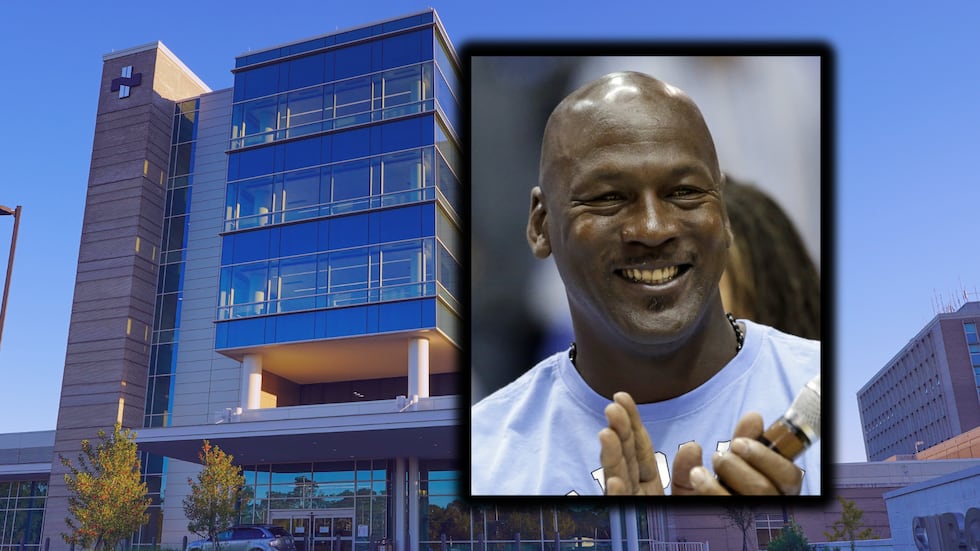 Michael Jordan donated $10 million to Novant Health's New Hanover Regional Medical Center.