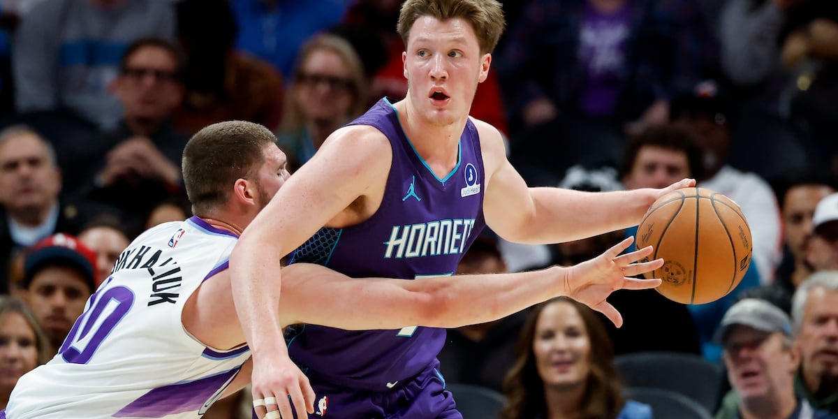 Kon Knueppel’s career-high 24 points helps Hornets to a 126-103 rout of Jazz