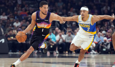 Phoenix Suns guard Devin Booker...
