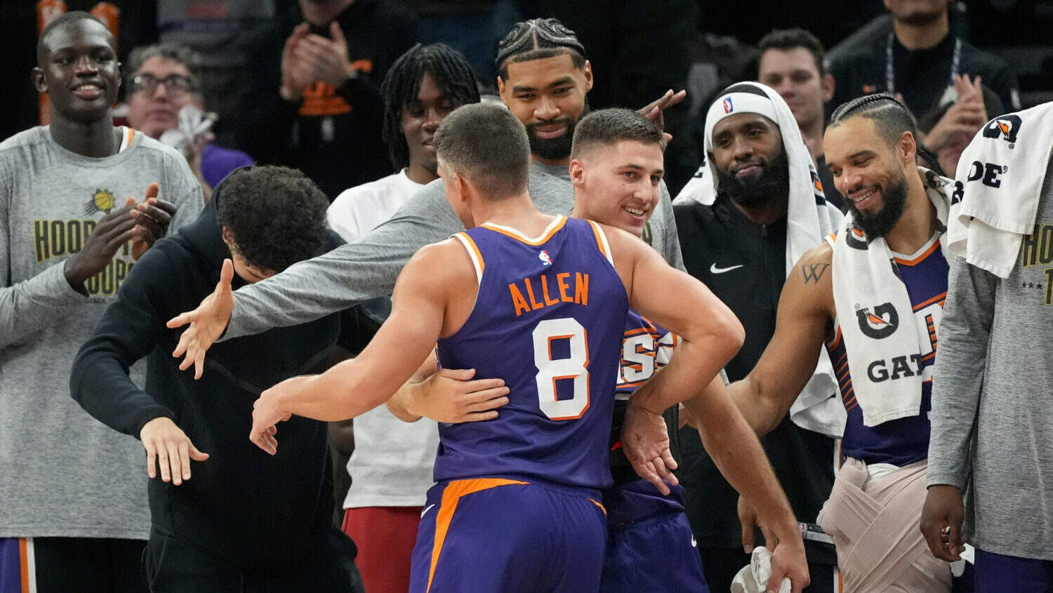 Phoenix Suns guard Grayson Allen...