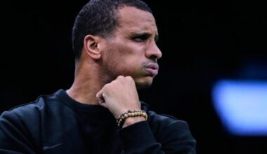 Joe Mazzulla comically compares no-call foul to tackle football