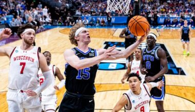 No. 9 BYU hosts No. 23 Wisconsin at Delta Center Friday afternoon – Deseret News