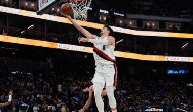 Deni Avdija, Donovan Clingan get double-doubles as Portland Trail Blazers beat Golden State Warriors