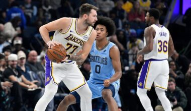 Doncic returns after 3-game absence, scores 44 to lead Lakers past Grizzlies 117-112