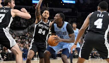 Fox, Barnes lead Spurs past Grizzlies 111-101 in a battle without stars Wembanyama, Morant