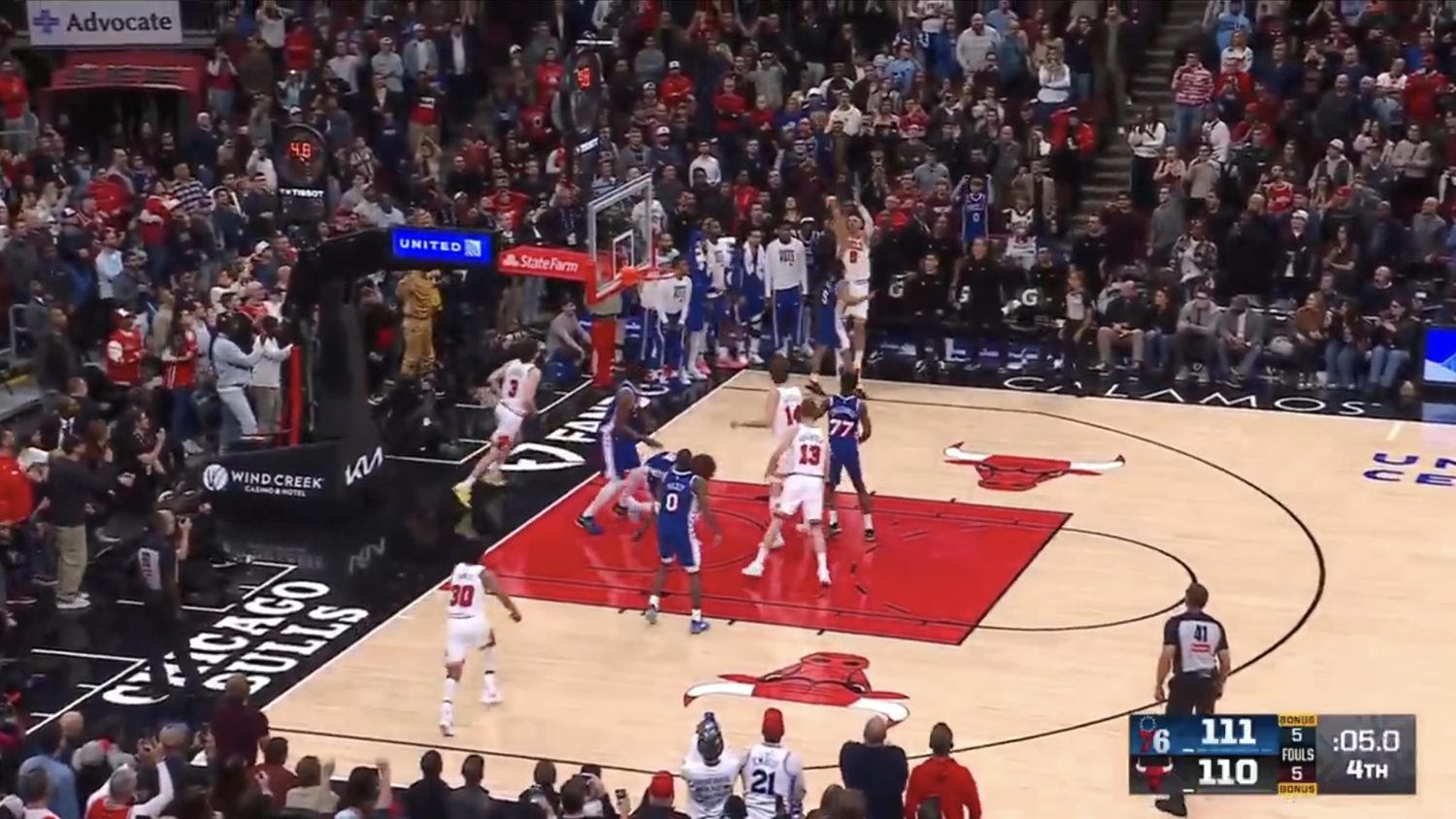 Stacey King gone wild after epic Bulls comeback