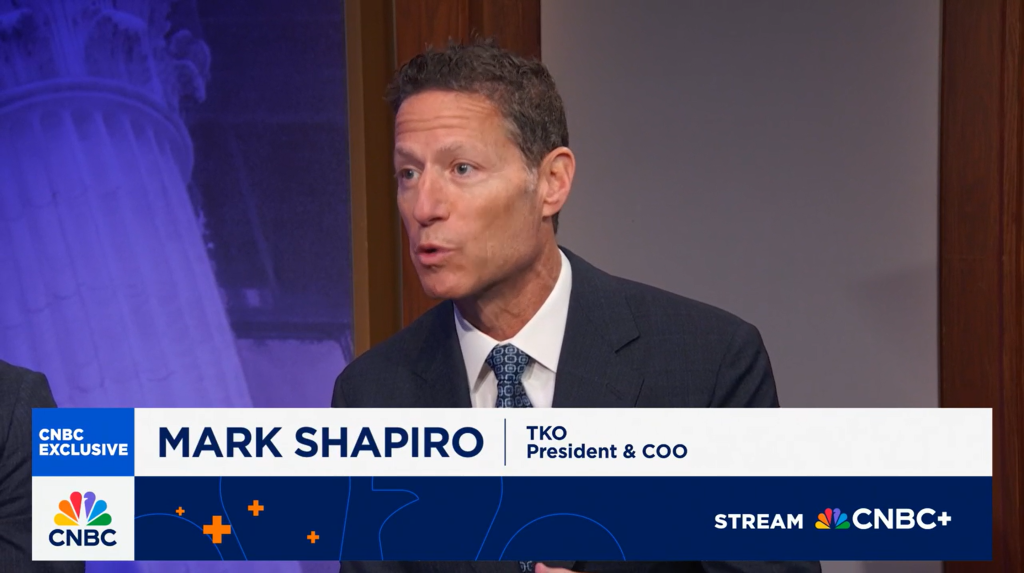 TKO president Mark Shapiro discusses UFC deal with Paramount and CBS