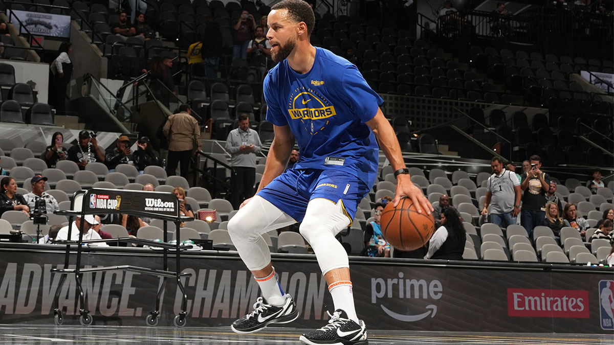 Steph Curry reveals why he wore Kobes before game vs. Spurs – NBC Sports Bay Area & California
