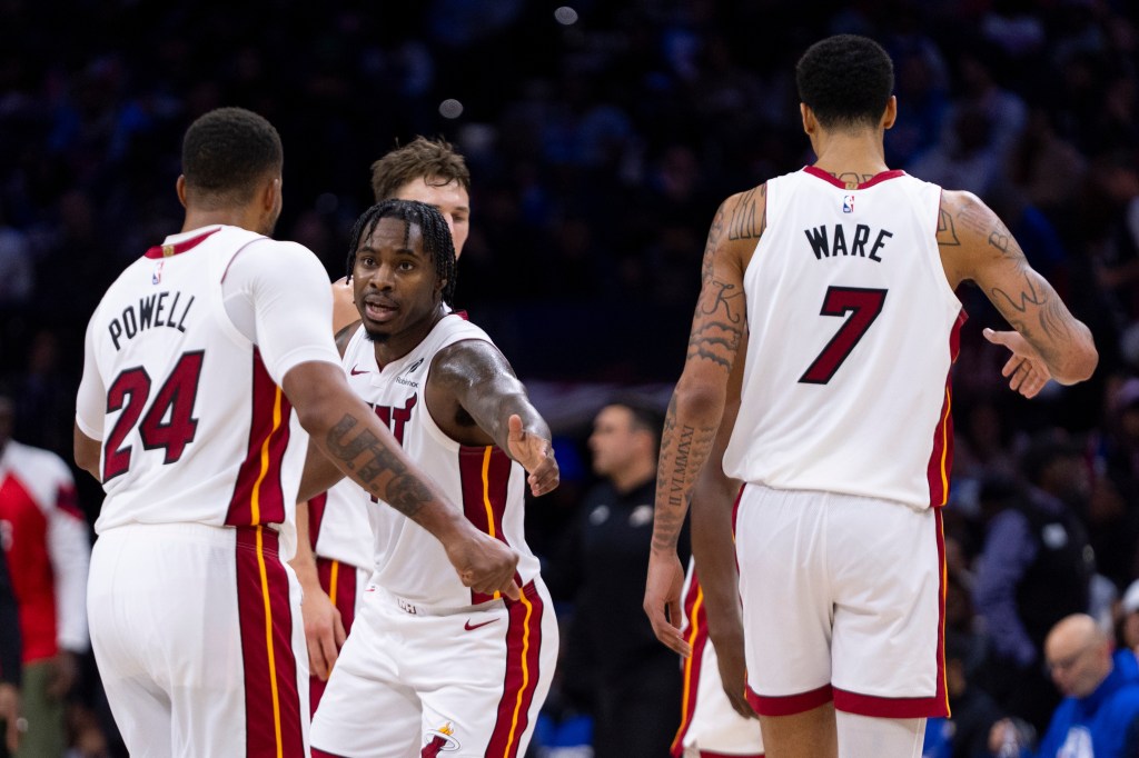 Shorthanded Miami Heat take care of business in Philadelphia
