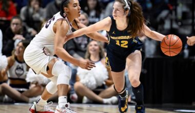 Azzi Fudd leads UConn women to thrilling win over Michigan