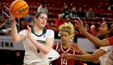 VanSlooten, Woodard each score 17 and No. 22 Michigan State women top Eastern Illinois 101-53 – Macomb Daily