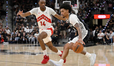 Spurs rookie guard Dylan Harper is active vs. Blazers after missing 3 1/2 weeks with calf injury