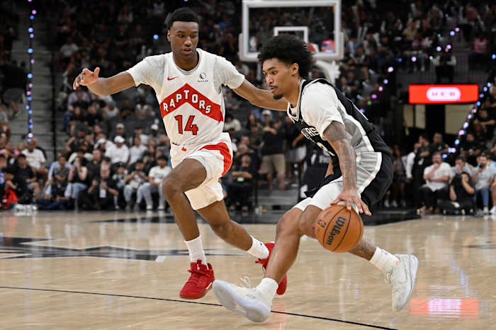 Spurs rookie guard Dylan Harper is active vs. Blazers after missing 3 1/2 weeks with calf injury