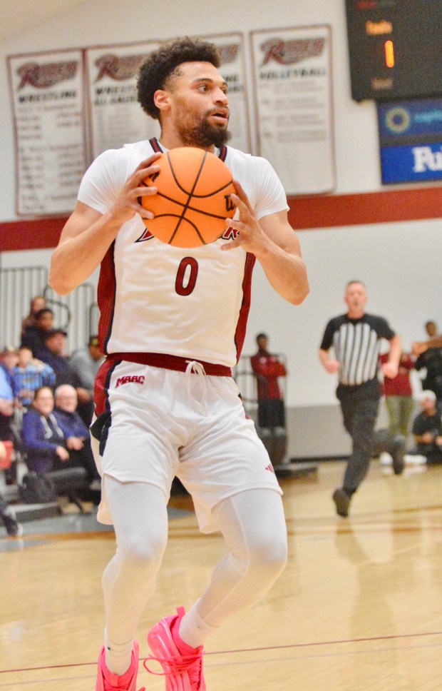 Rider’s Zion Cruz sets himself to go up for a...