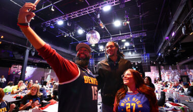 Denver Nuggets' Aaron Gordon blends art, wellness and wisdom at shoe-painting event