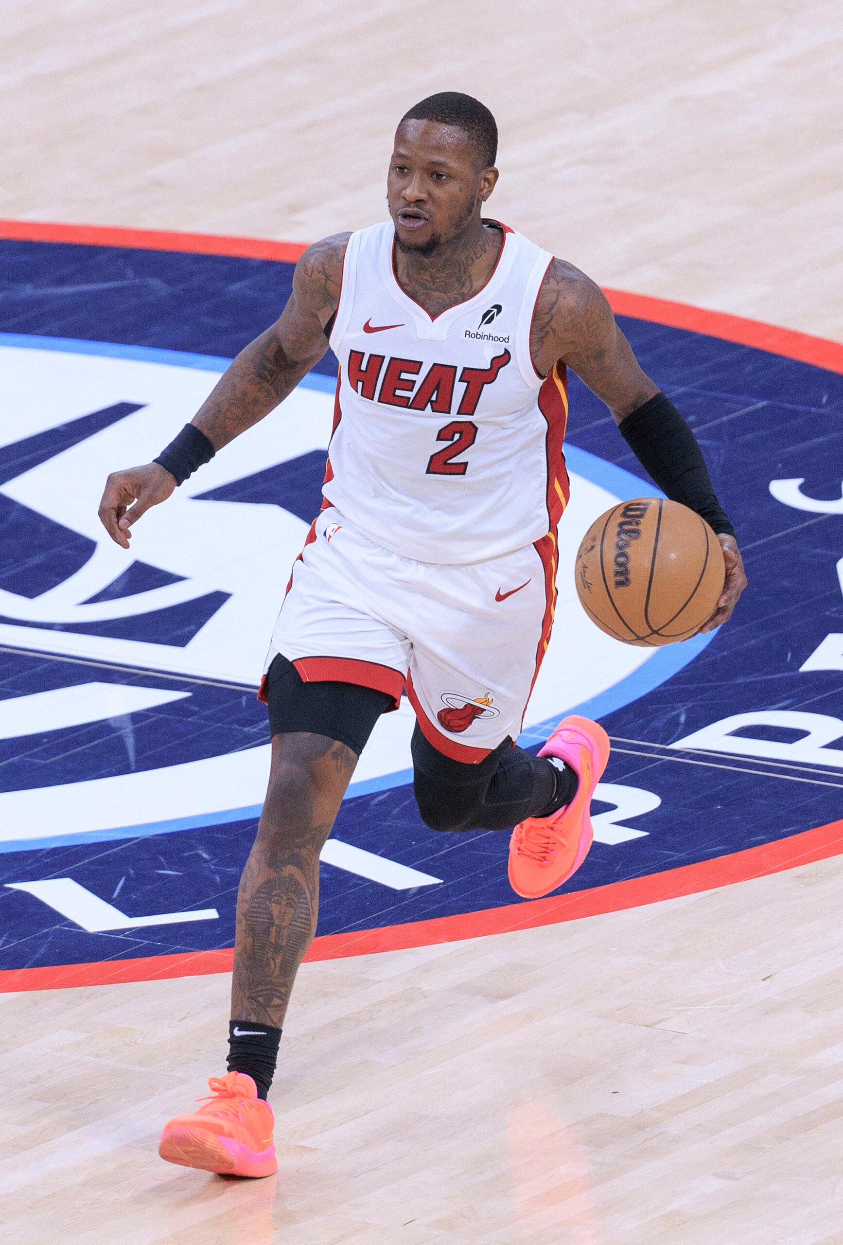 Terry Rozier on the basketball court