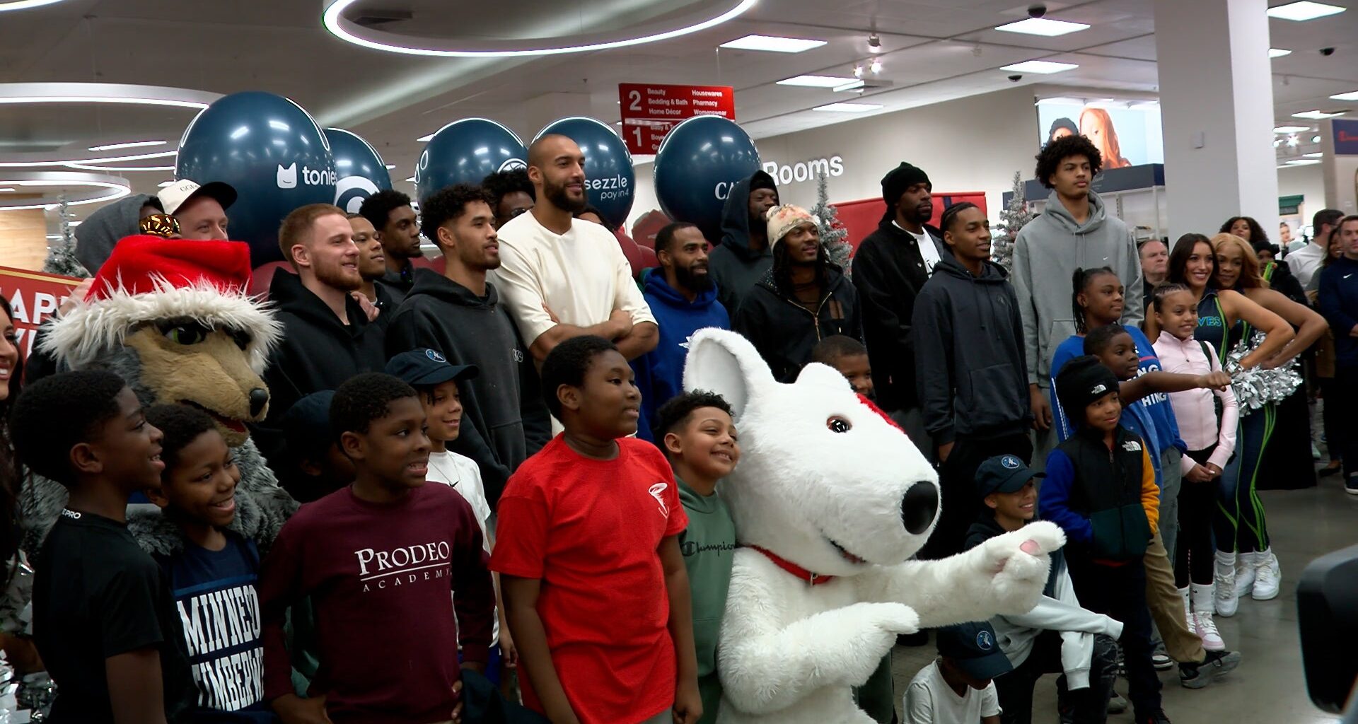Watch: Timberwolves spread cheer at annual holiday shopping spree