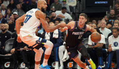 Phoenix Suns guard Collin Gillespie...