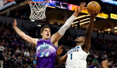 Utah Jazz centre Walker Kessler (shoulder) to miss remainder of season