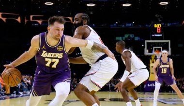 Luka Doncic rips Lakers’ NBA Cup court