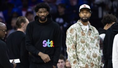 Joel Embiid and Jared McCain available for Sixers-Raptors on Saturday, Paul George (knee) remains out ahead of 'final hurdle' meeting with doctors