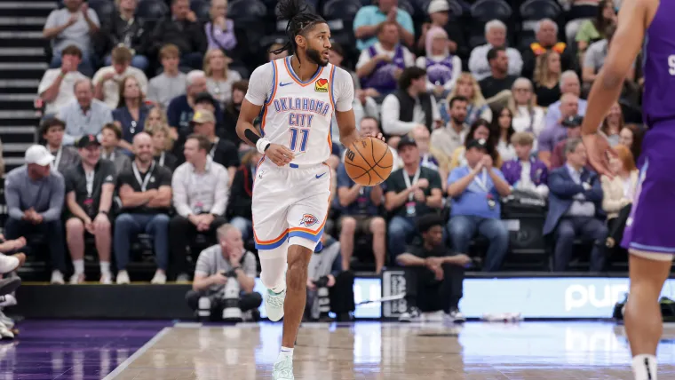 Oklahoma City bench erupts for nearly half of team’s 144 Points image