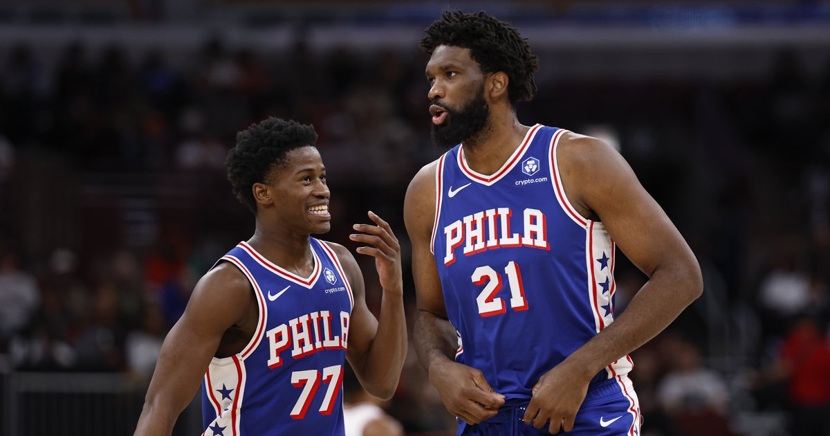Joel Embiid questionable to return for Sixers-Magic on Tuesday; Tyrese Maxey and Paul George probable and VJ Edgecombe out
