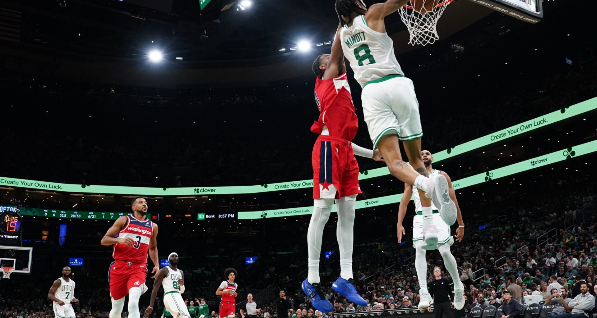 Josh Minott Career Night Helps Boston Cruise Past Washington | Celtics vs Wizards Postgame Show