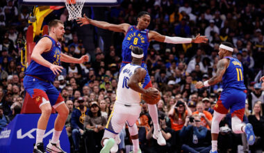 Recap: Denver Nuggets take control early against Golden State Warriors and get first NBA Cup win 129-104