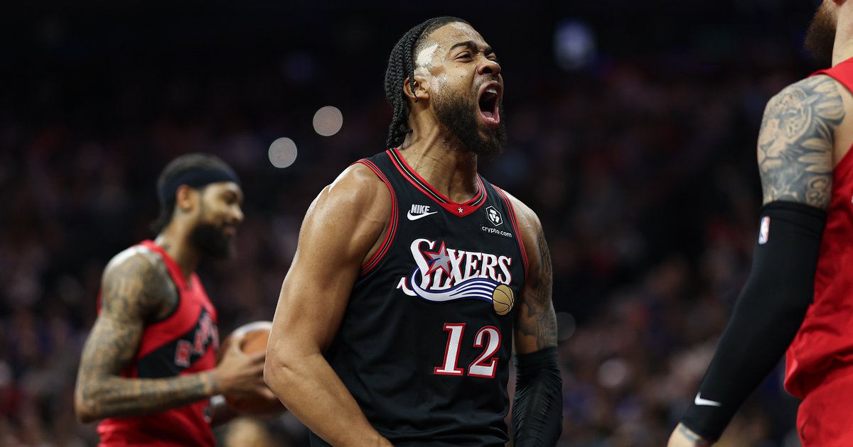 Trendon Watford continues breakout by posting triple-double in first start as Sixers beat Raptors on debut throwback night