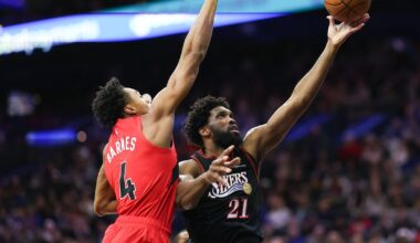 Joel Embiid ruled out for Sixers-Raptors on Wednesday