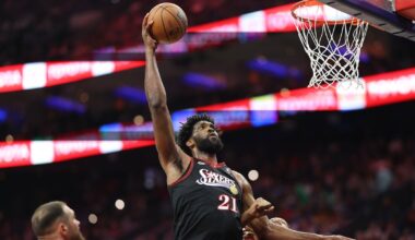 Joel Embiid ruled out for Sixers-Celtics due to right knee soreness