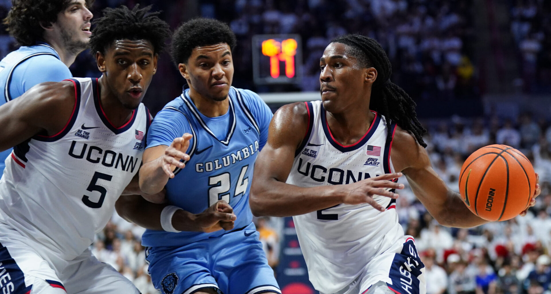NCAA Basketball: Hall of Fame Series-Boston-Connecticut at Brigham Young